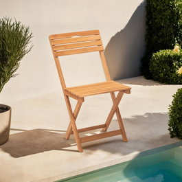 Hanah Home Silla de jardín My023 marrón